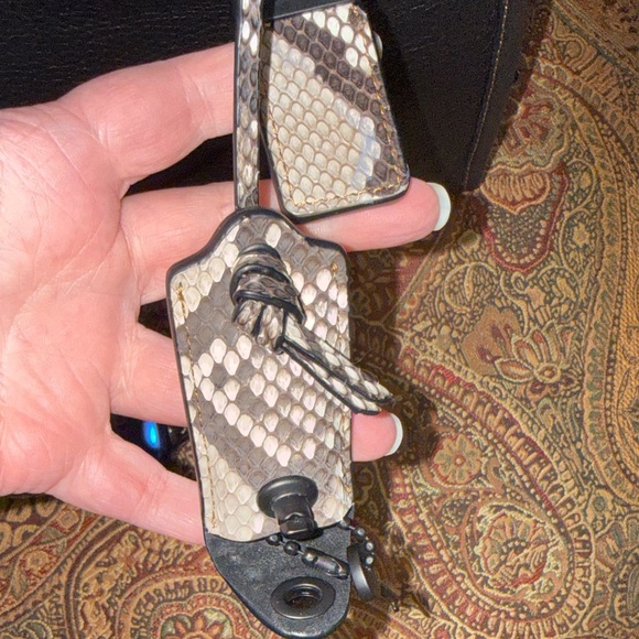 Coach Rogue 1st  (first) Generation All Black and Snakeskin handles lock and key - Picture 16 of 16